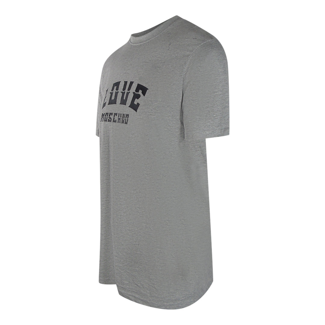Love Moschino Bold Logo Grey T-Shirt