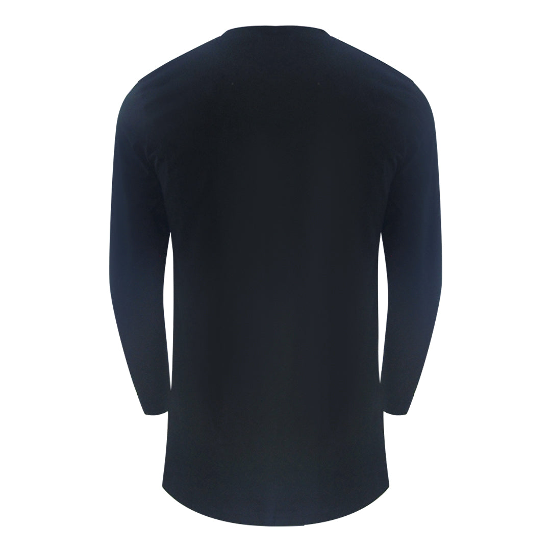 Love Moschino Logo Long Sleeve Black T-Shirt - Nova Clothing