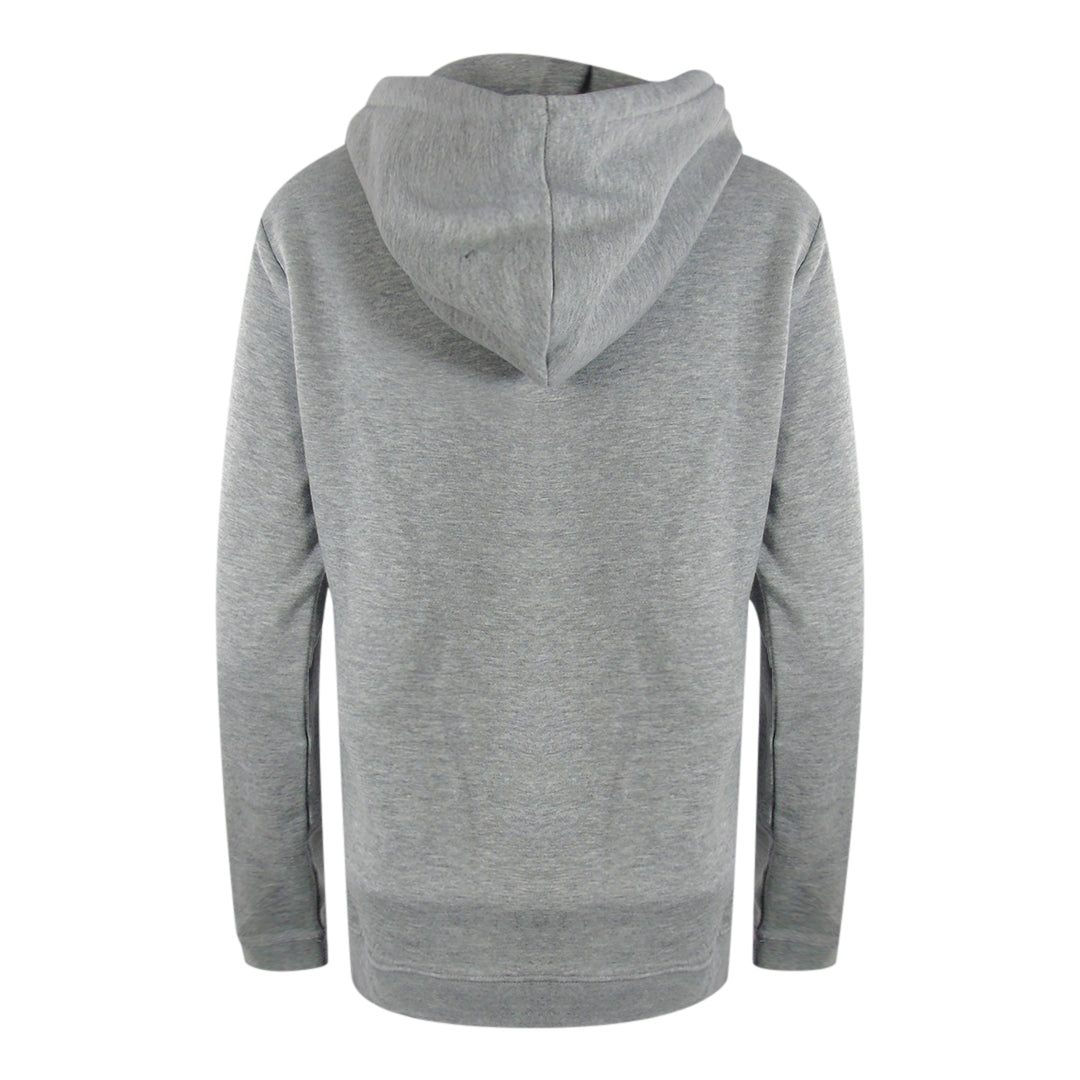 Love Moschino Small Red Heart Logo Grey Zip Hoodie