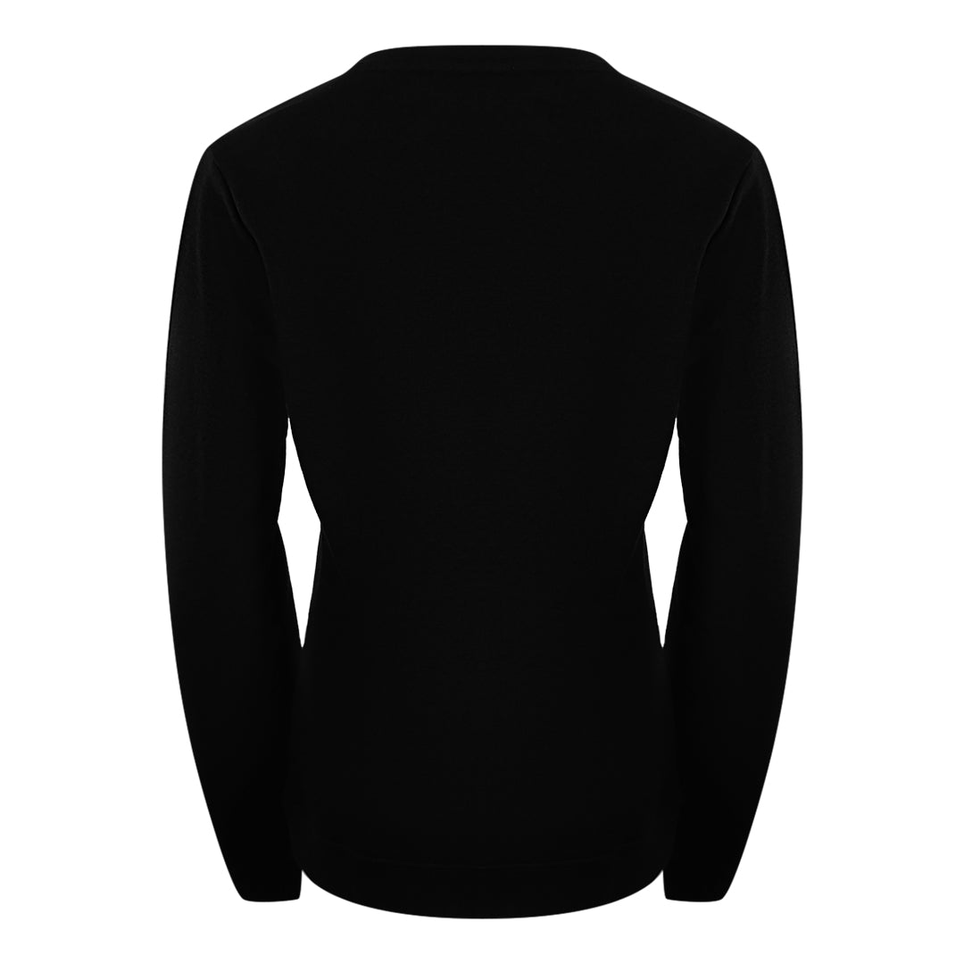 Love Moschino Small Logo Black Sweatshirt