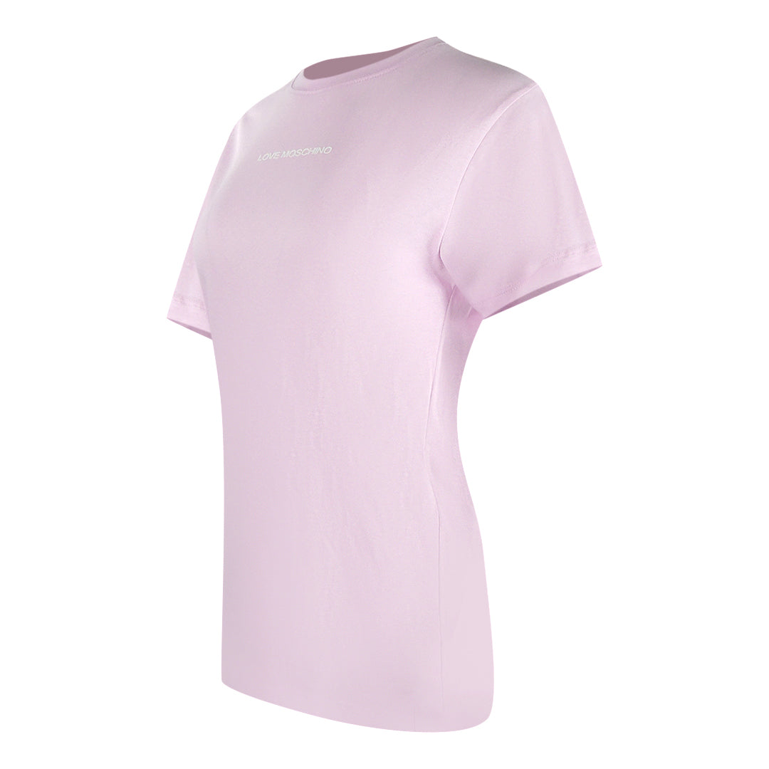 Love Moschino Bold Logo Pink T-Shirt