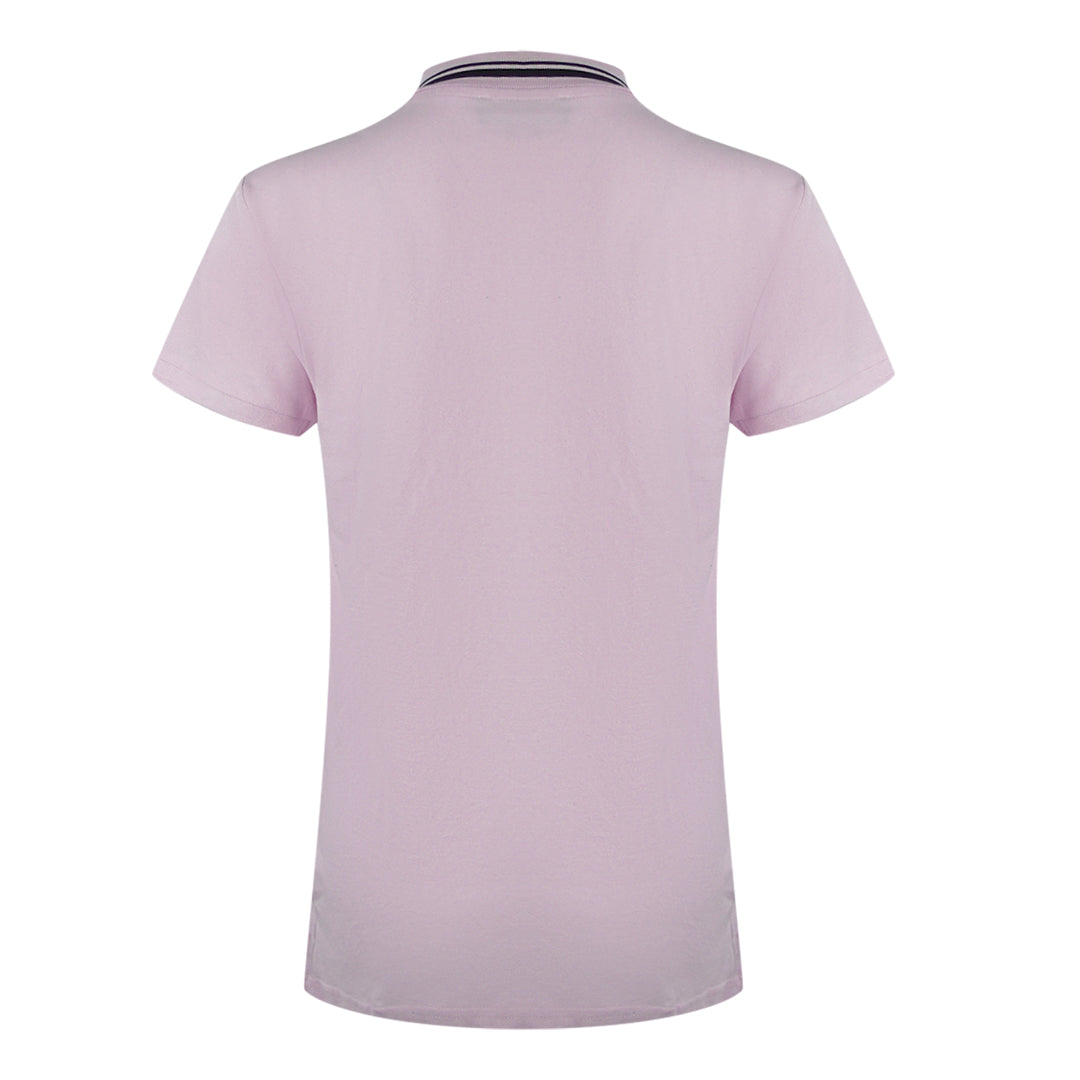 Love Moschino Small Box Logo Pink Polo Shirt
