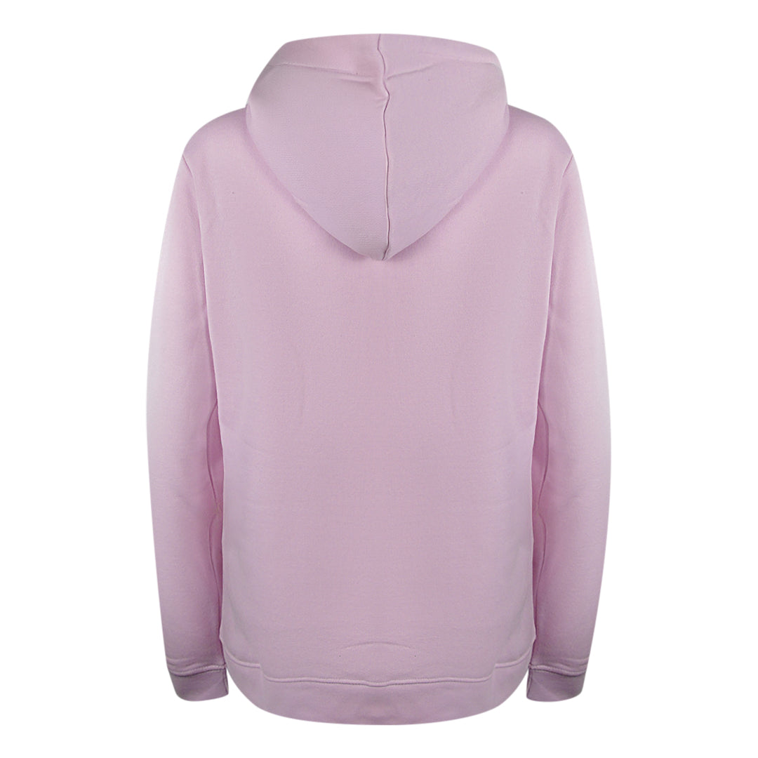 Love Moschino Small Heart Logo Zip Pink Hoodie