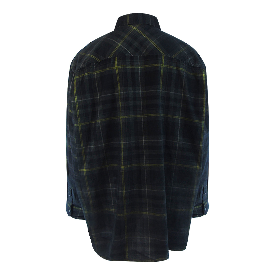Lyle & Scott Black Tartan Corduroy Shirt