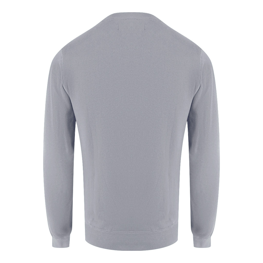 Aquascutum Active Small Logo Crew Neck Moonrock Fleece
