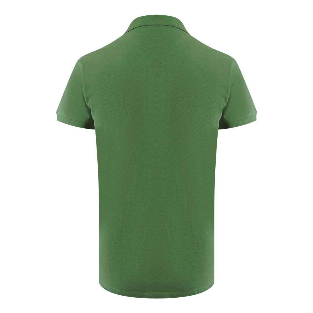 Ice Iceberg Triangle Logo Military Green Polo Shirt