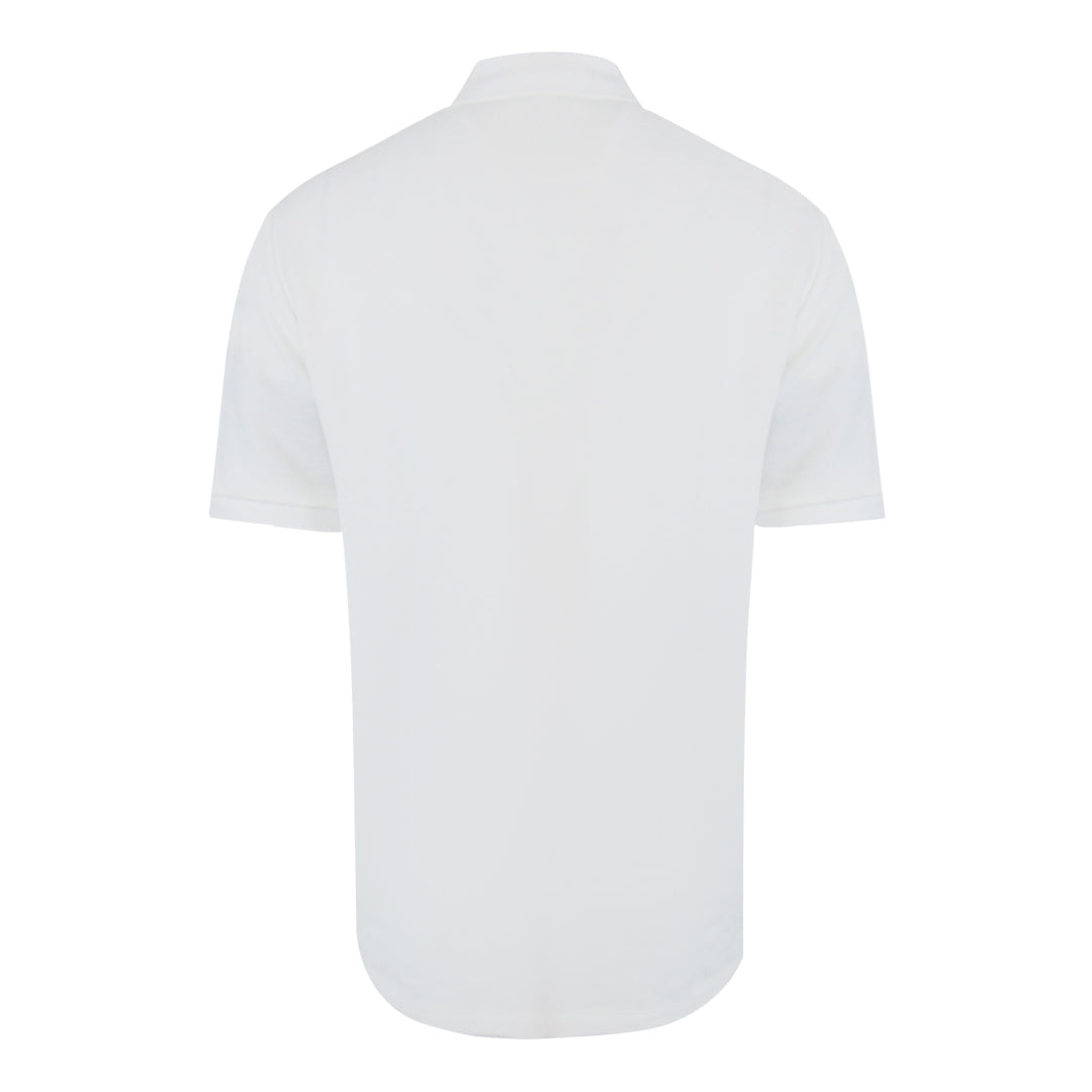 Lyle & Scott Flatback Pique Polo Shirt White