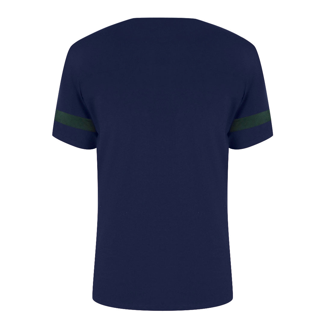 Lyle & Scott Tipped Navy Blue T-Shirt