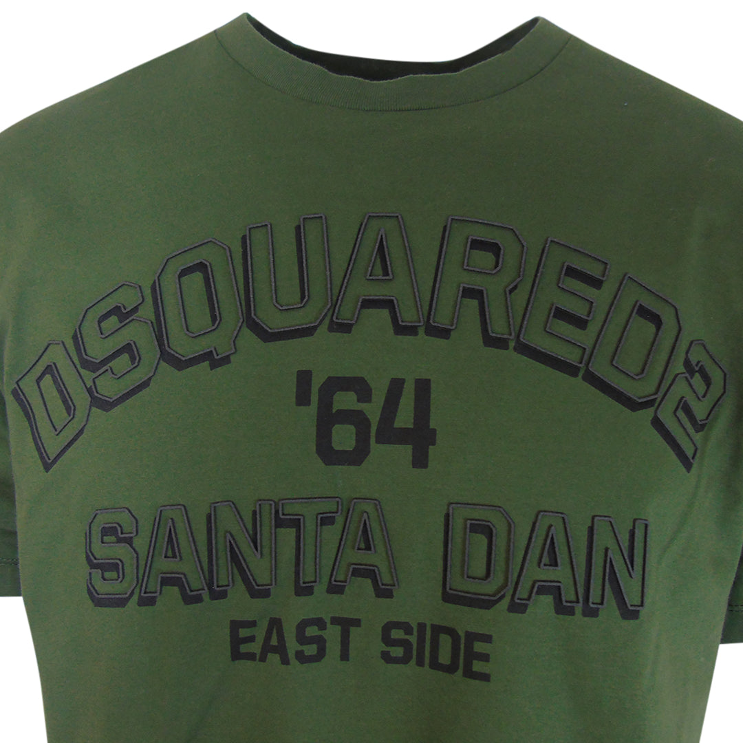 Dsquared2 Santa Dan 64 Dark Green T-Shirt