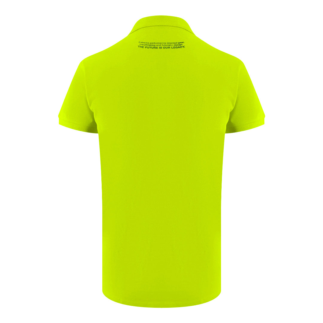 Plein Sport Basic Logo Stretch Yellow Polo Shirt