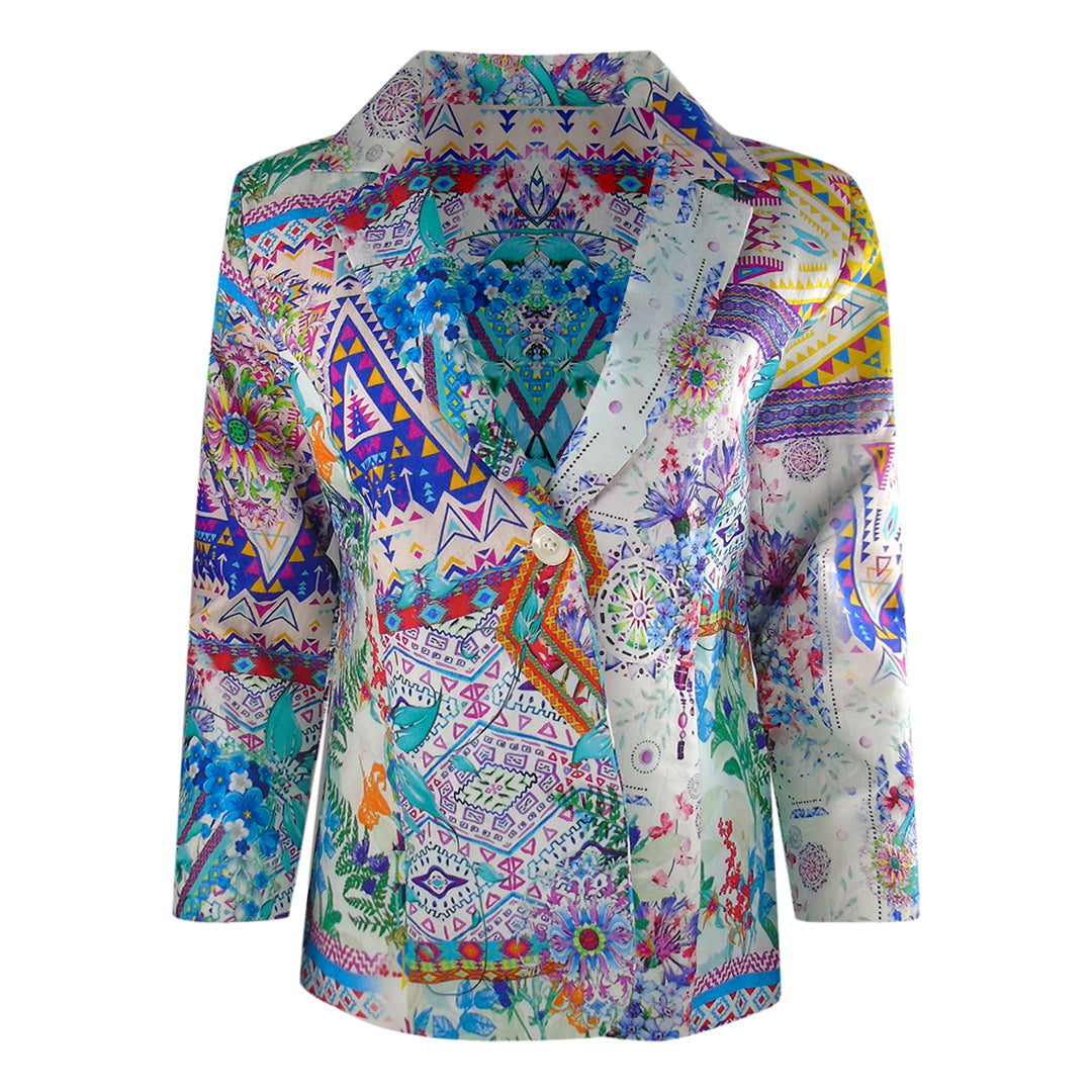 Inoa Fashion Popoloca Multicoloured Boyfriend Jacket