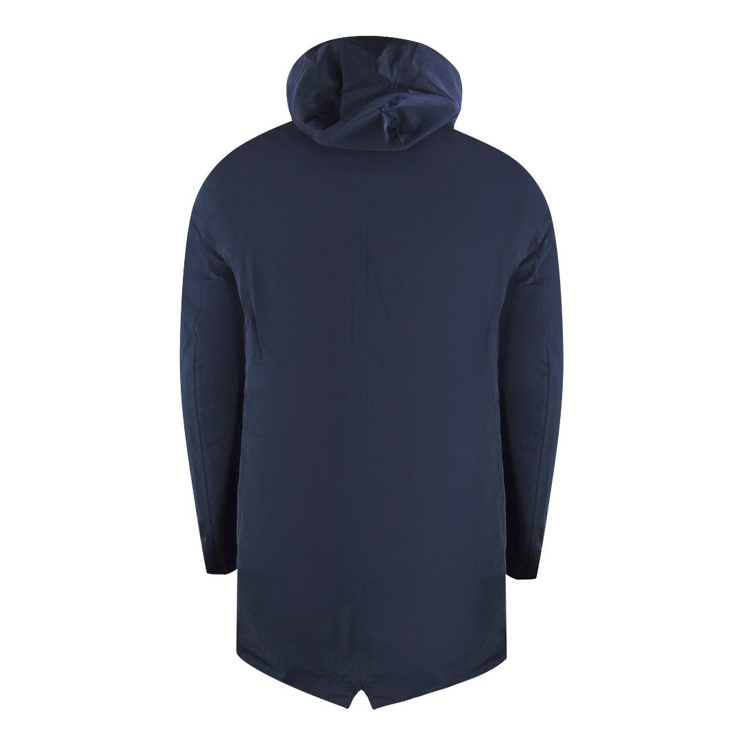 Aquascutum Active 3-Way Parka Navy Blue Down Parka Jacket