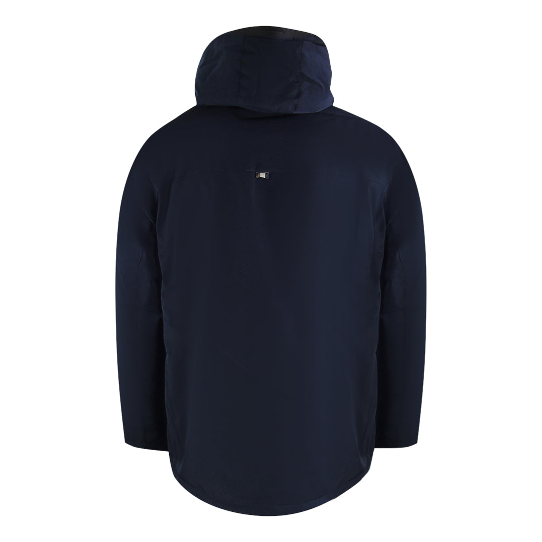 Aquascutum Active Hydroid Parka Navy Blue Parka Jacket