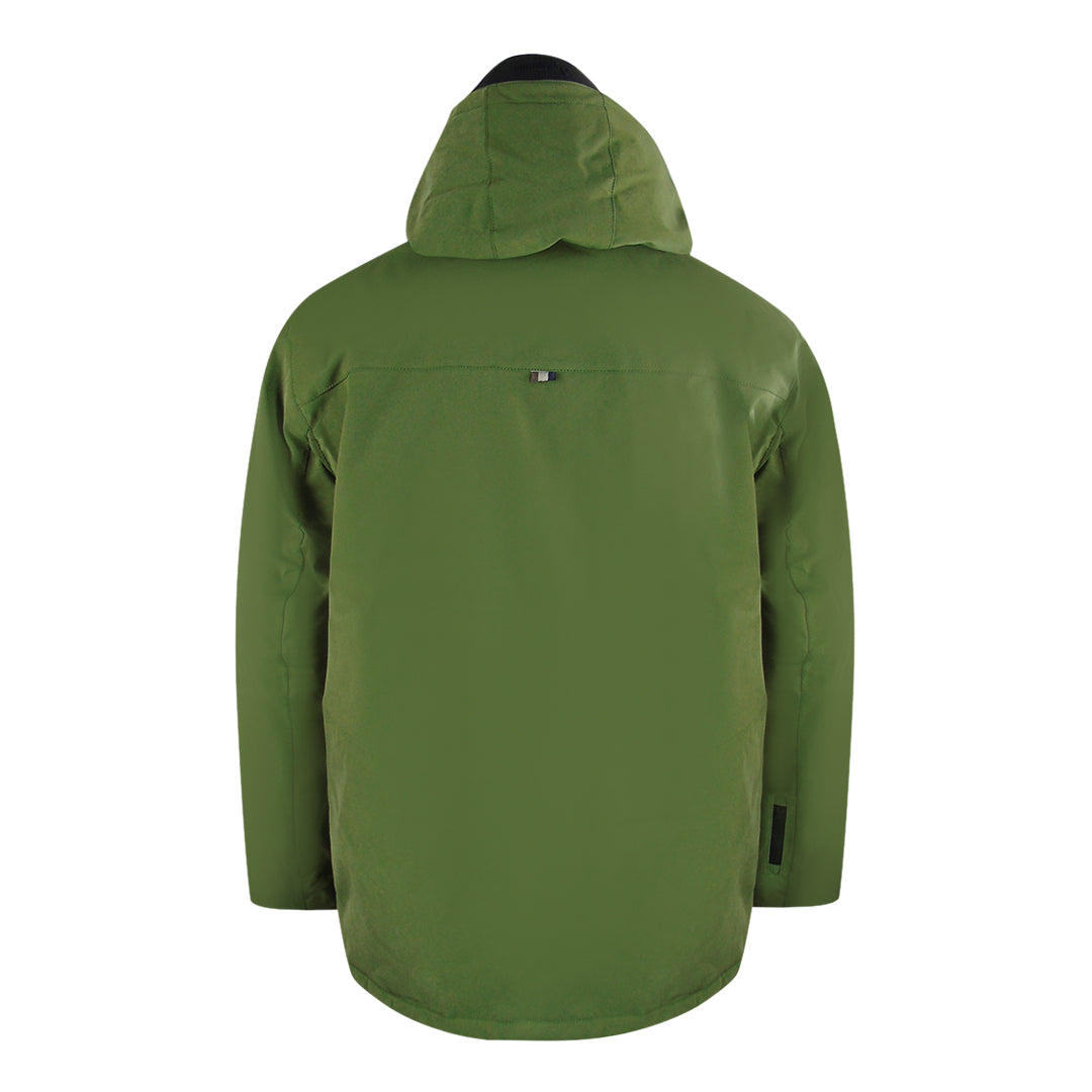 Aquascutum Active Hydroid Parka Army Green Parka Jacket