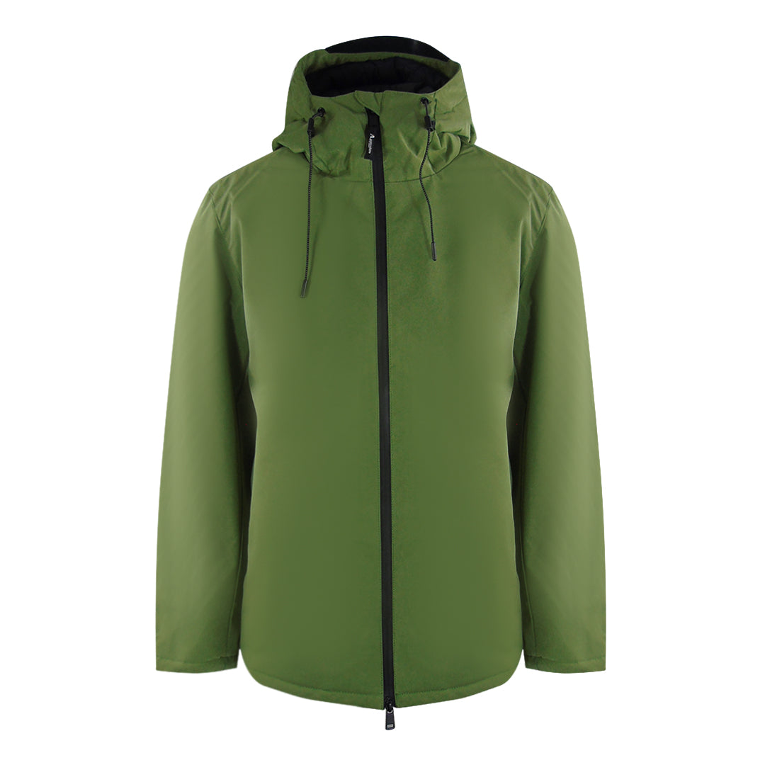 Aquascutum Active Hydroid Parka Army Green Parka Jacket