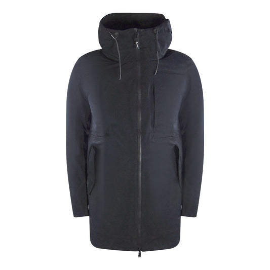 Aquascutum Active 3-Way Parka Black Down Parka Jacket