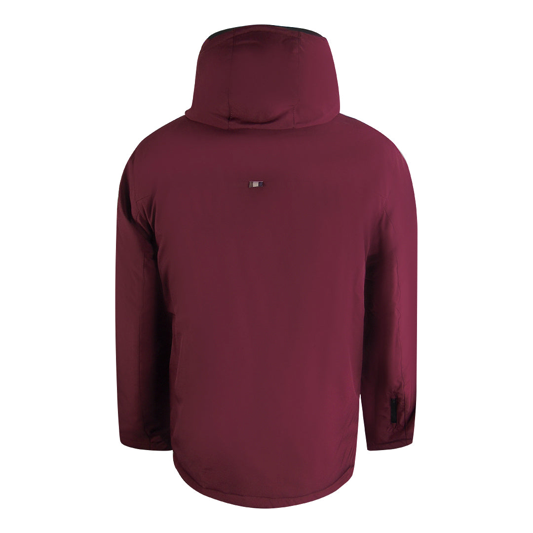 Aquascutum Activehellid Parka Cordovan Burgundy Parka Jacket