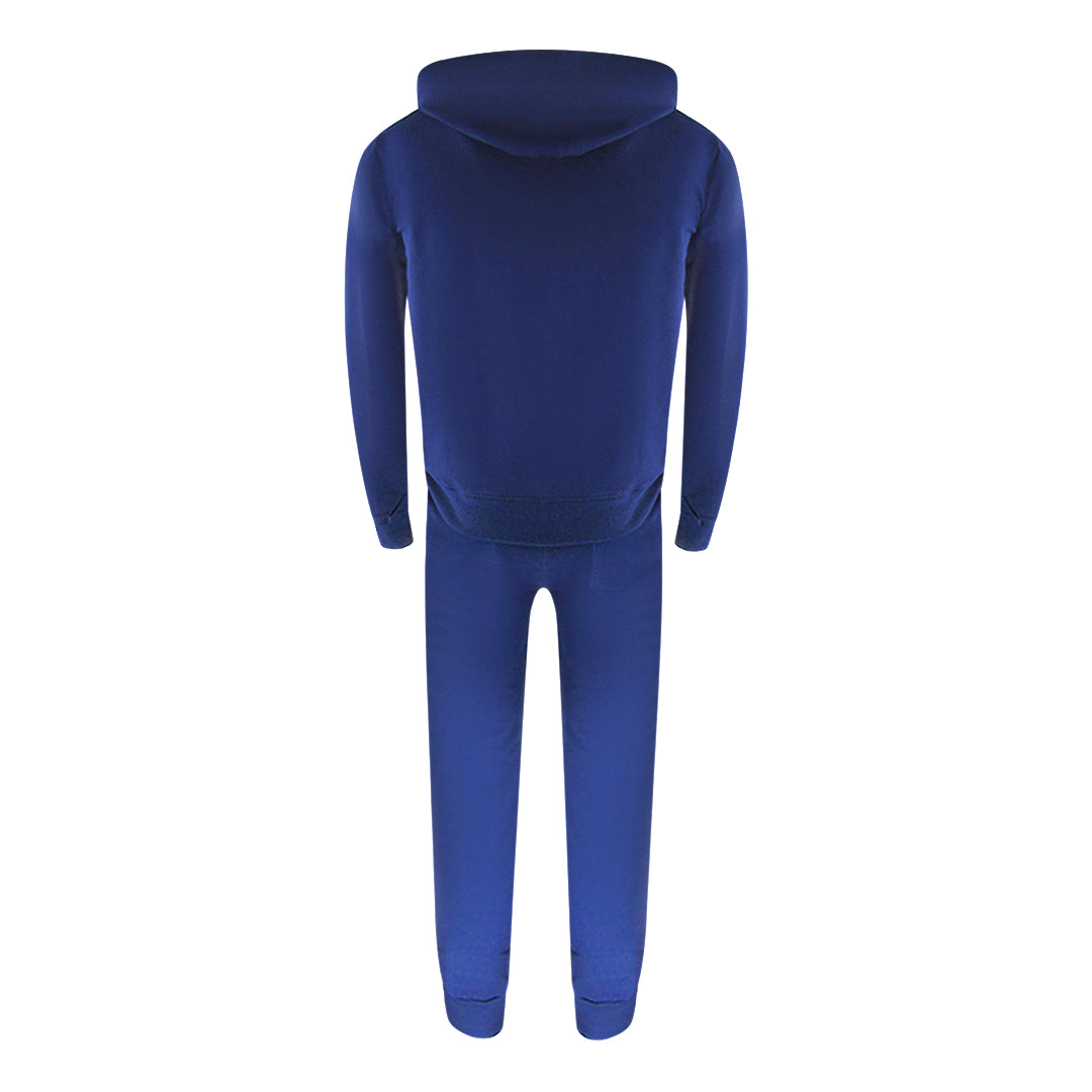 Aquascutum Navy Blue Zip-Up Hoodie And Track Pants Set