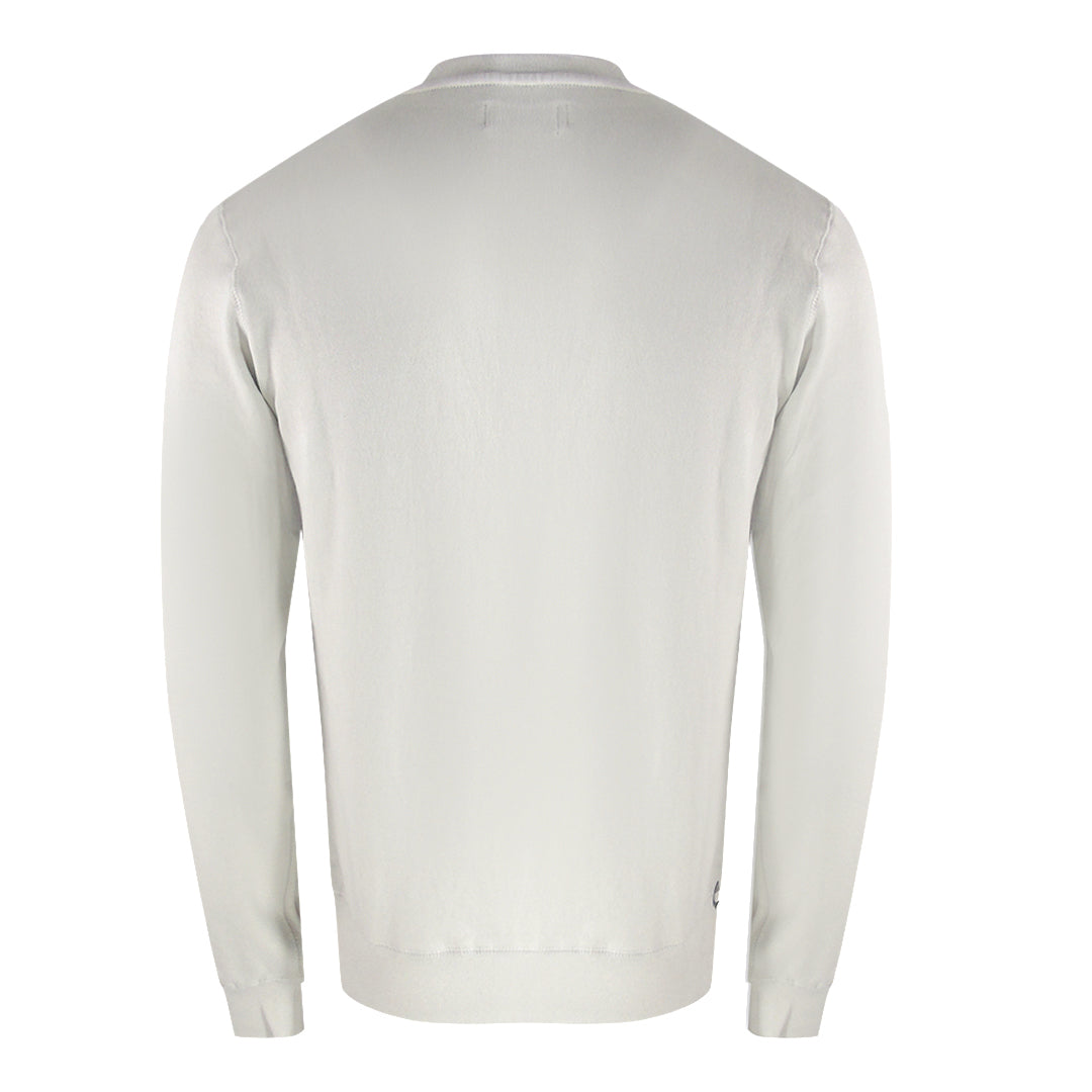 Aquascutum Active Small Logo Antarctica White Sweatshirt
