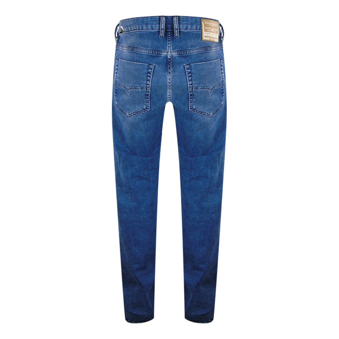 Diesel Tepphar-X Brown Badge Blue Denim Pants