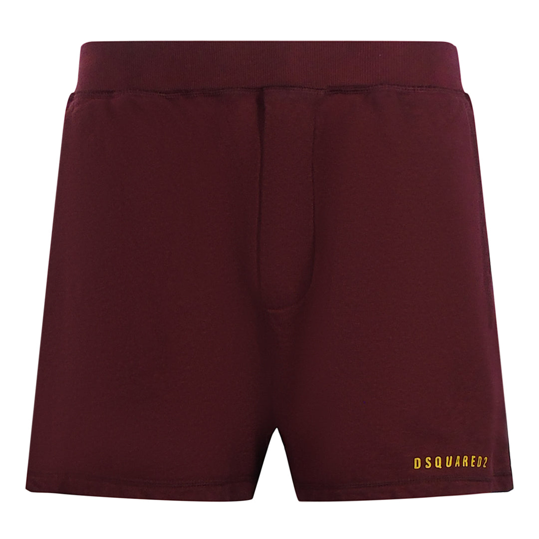 Dsquared2 Arnold Fit Burgundy Shorts