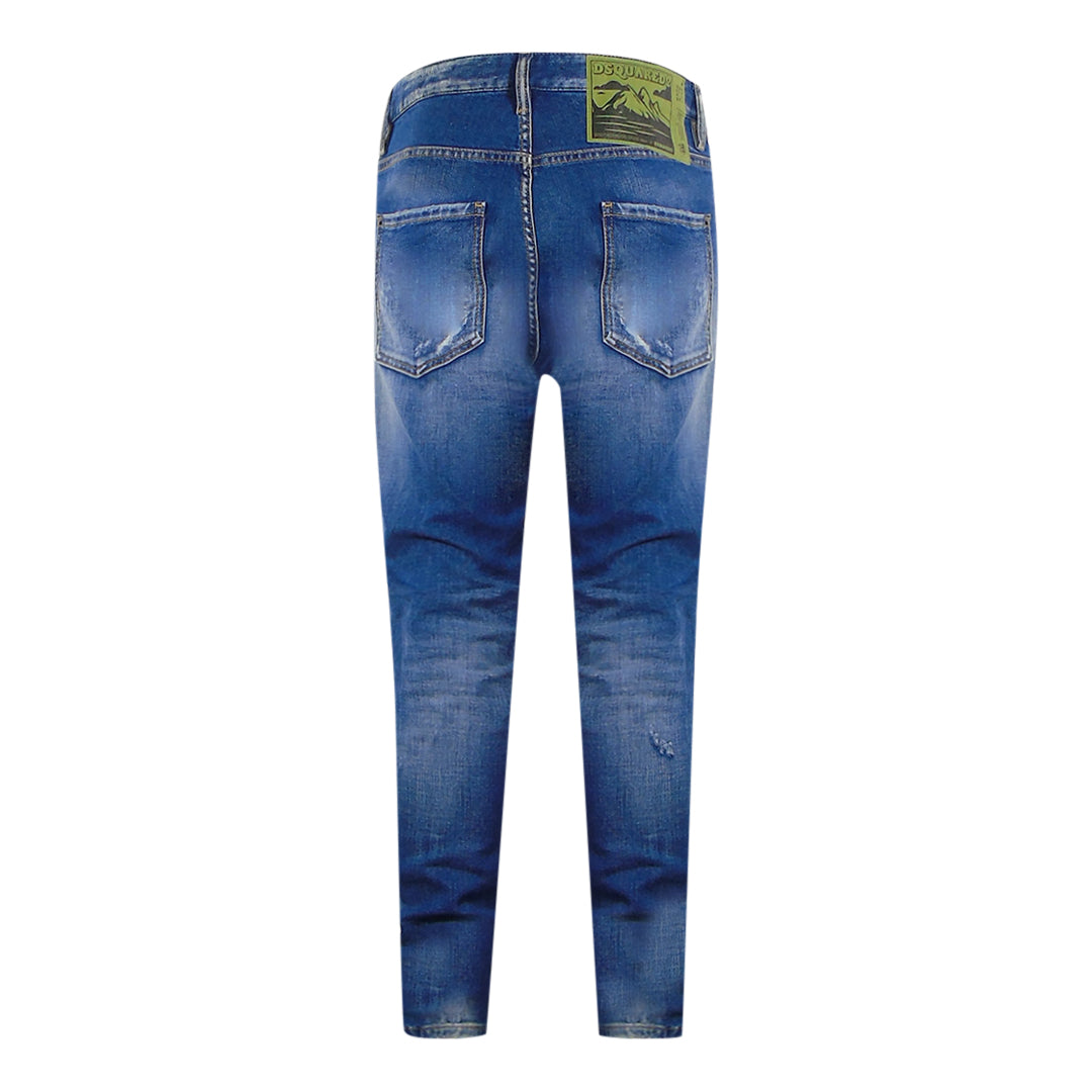 Dsquared2 Relax Long Crotch Blue Denim Jeans