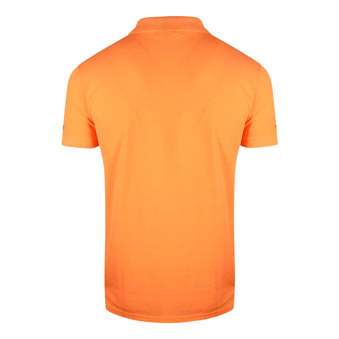 Plein Sport Bold Logo Orange Polo Shirt