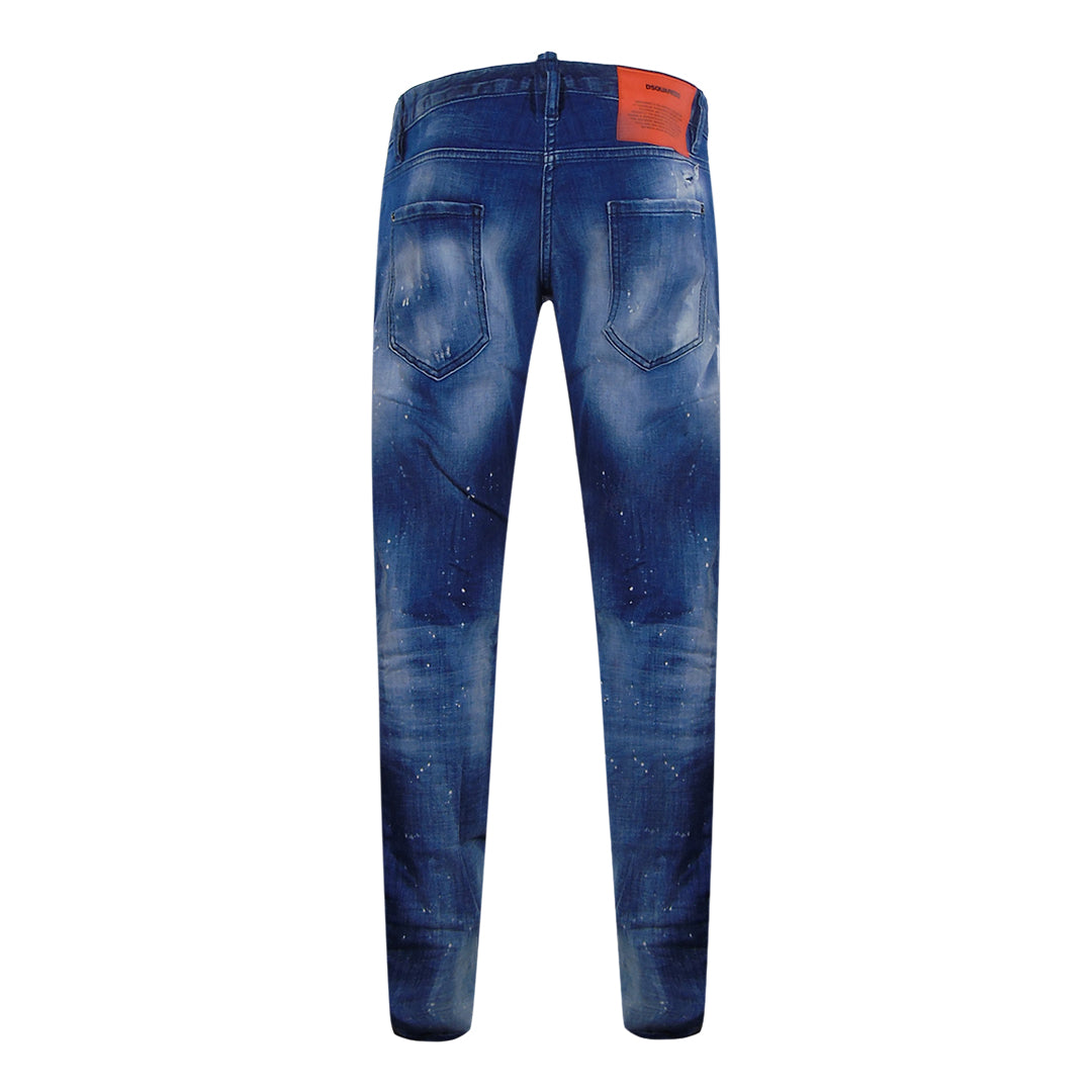 Dsquared2 Skinny Dan Navy Blue Jeans