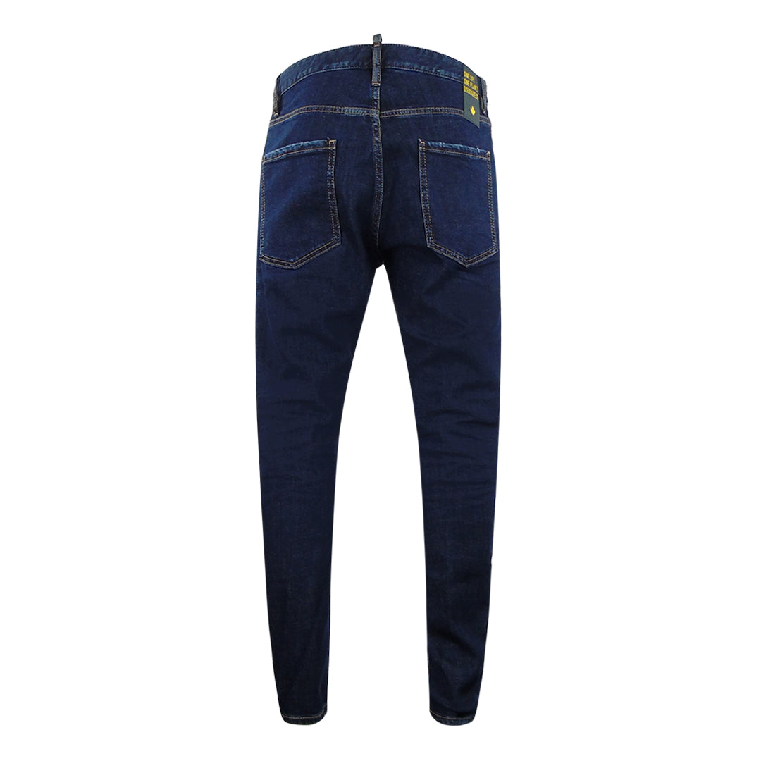 Dsquared2 Relax Long Crotch Jean Dark Blue Denim Pants