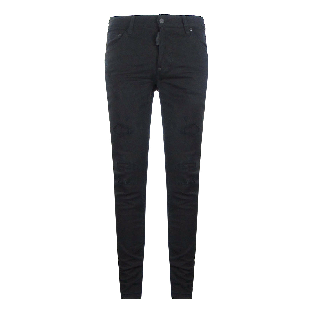 Dsquared2 Cool Guy Jean Black Reinforced Ripped Jeans