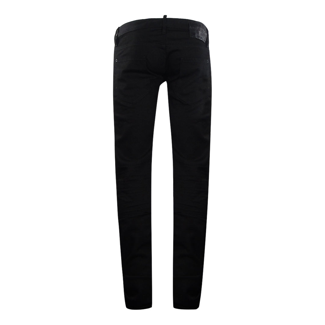 Dsquared2 Straight Leg Sharpei Black Jean