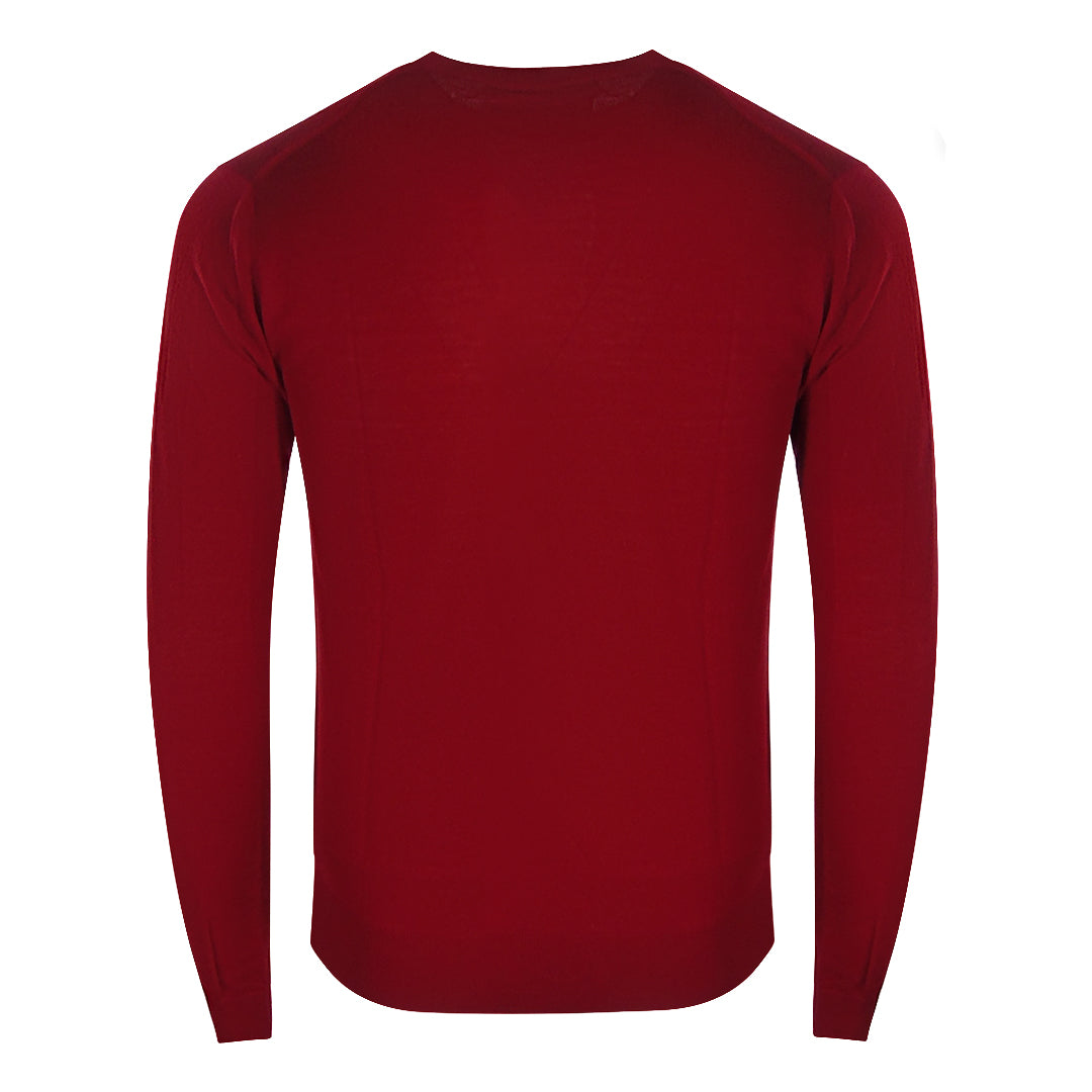 Dsquared2 Plain Red Pullover Sweater