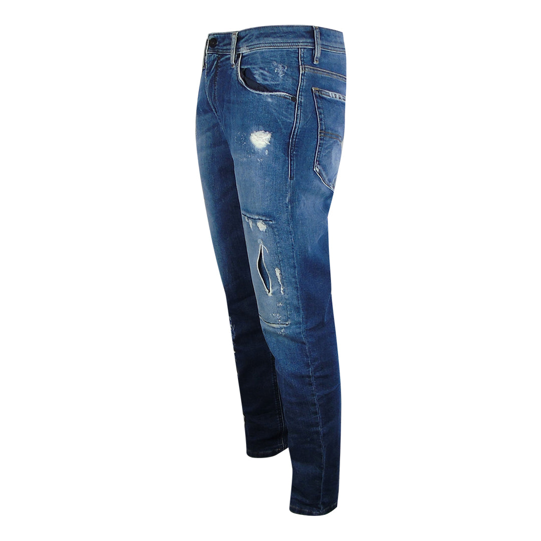 Diesel Narrot-T Ripped Style Blue Jogg Jean