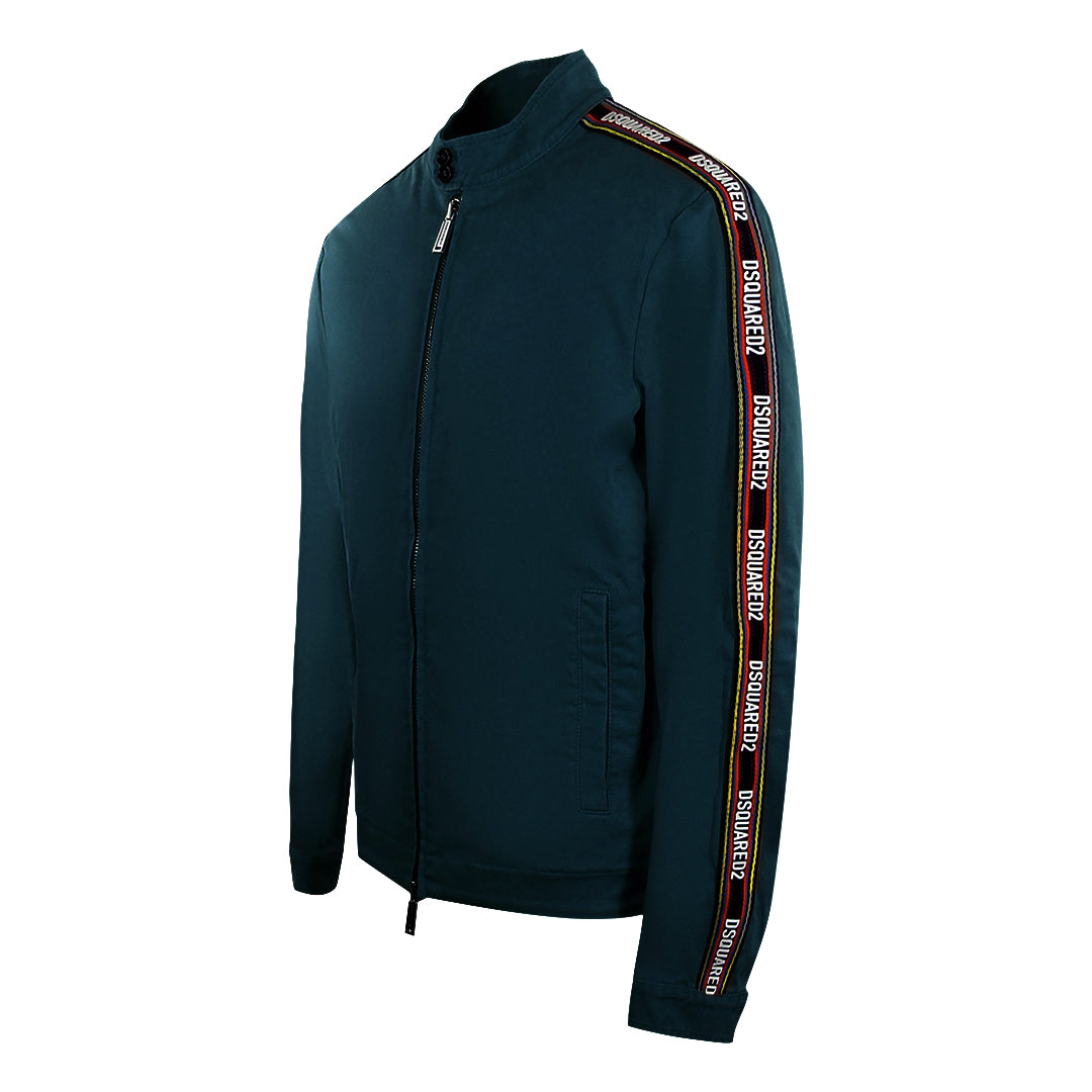 Dsquared2 Taped Sleeve Black Jacket