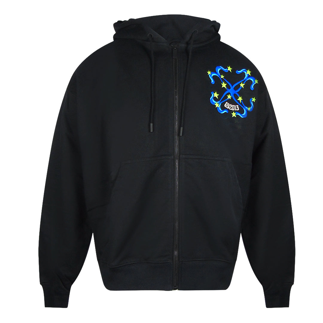 Off-White Hammer Skate Zip Hoodie Black