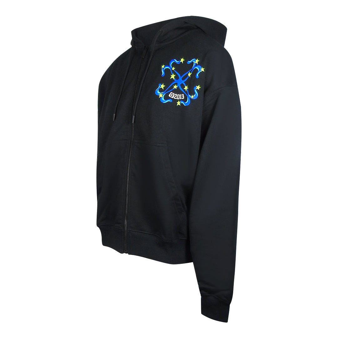 Off-White Hammer Skate Zip Hoodie Black
