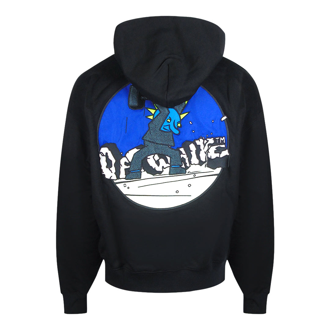 Off-White Hammer Skate Zip Hoodie Black