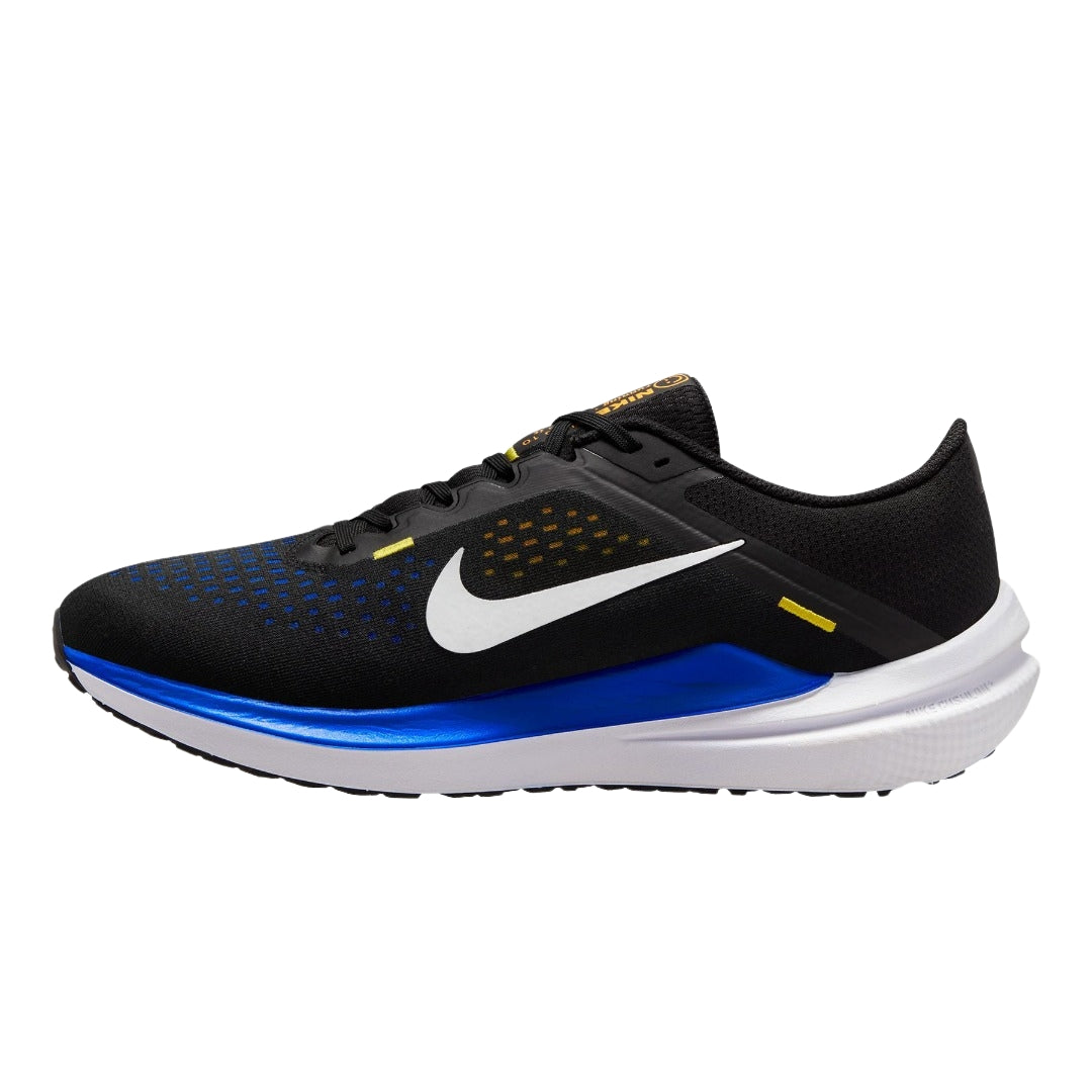 NIKE DV4022 005 Air Winflo 10 BLACK/GREY/BLUE TRAINER MENS UK 7.5