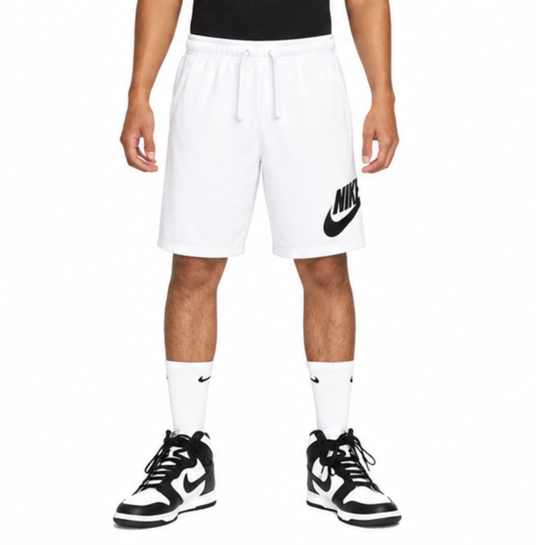 Nike Club Alumni Men's French Terry White Shorts