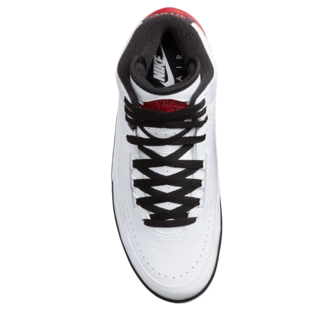 NIKE DX4400 106 Nike Air Jordan 2 Retro WHITE/BLACK/RED TRAINER WOMENS UK 6.5