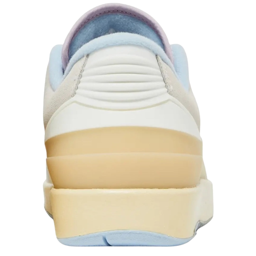 NIKE DX4401 146 Nike Air Jordan Retro Low WHITE/PINK/BLUE/ OFF WHITE TRAINER WOMEN UK 6
