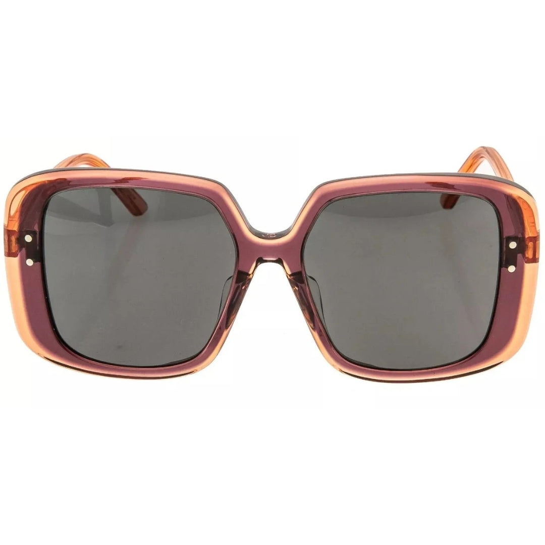 Dior DiorHighlight Red Frame Smoke Grey Lens Sunglasses
