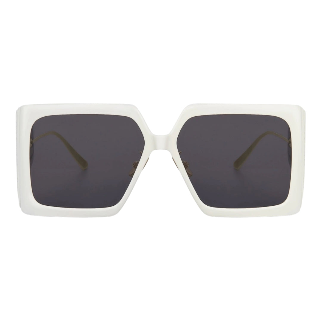 Dior DiorSolar Ivory Frame Dark Grey Lens Sunglasses
