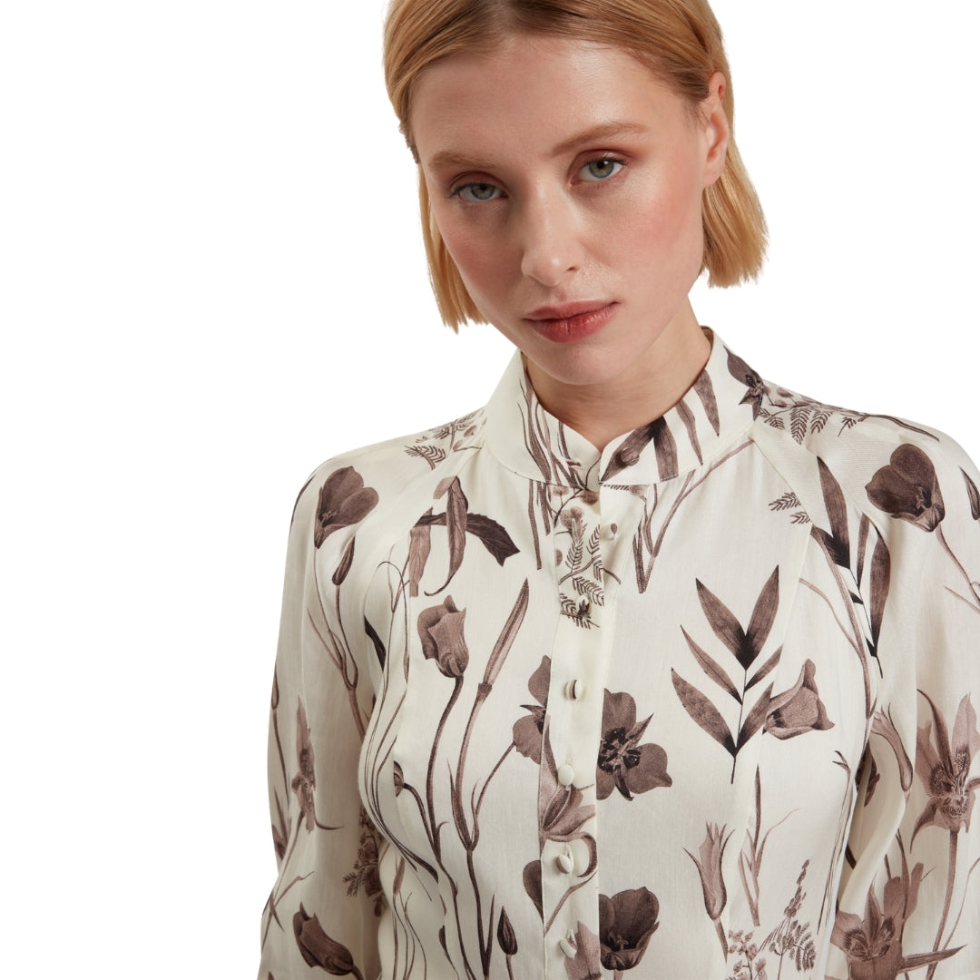 Ted Baker WMD ELODIZA Linen Silk Pleated Mini Dres 5