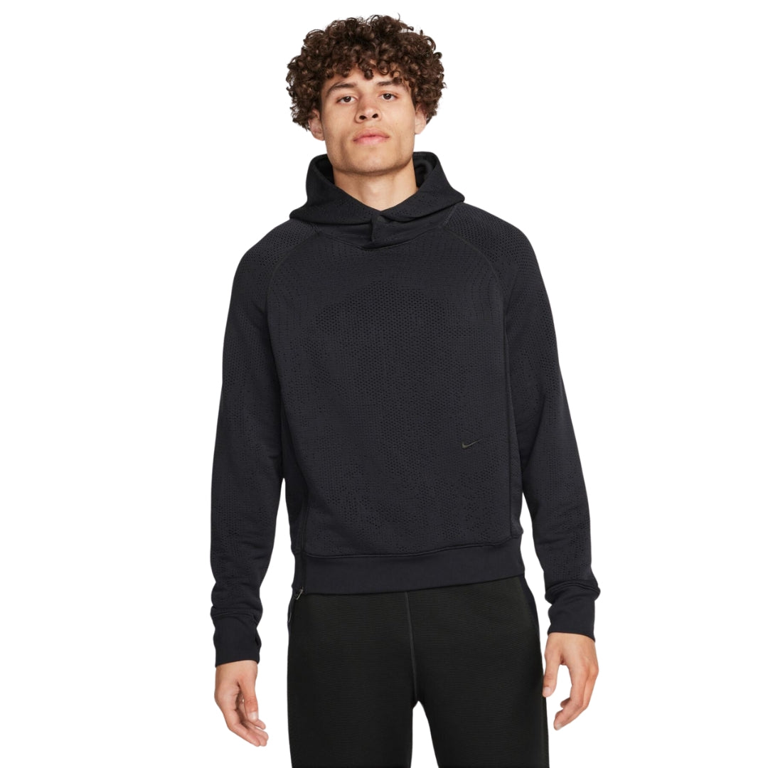 NIKE FB6847 010 Nike Axis Performance System collection BLACK HOODED JUMPER MENS S