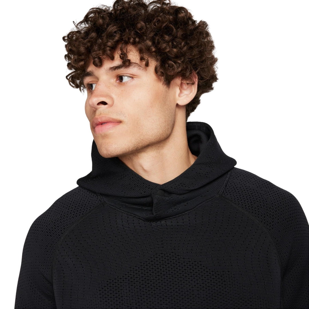 NIKE FB6847 010 Nike Axis Performance System collection BLACK HOODED JUMPER MENS S