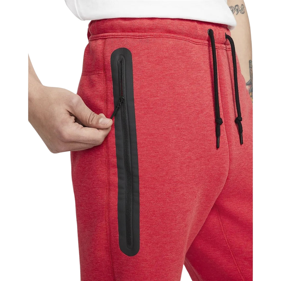 NIKE FB8002 672 RED/BLACK SWEATPANTS MENS S