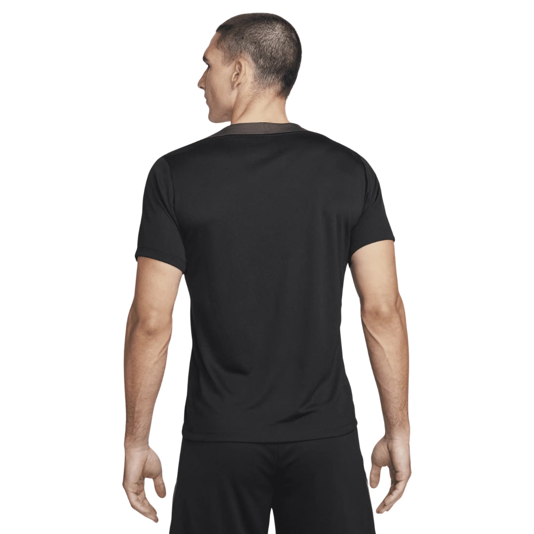 Nike Strike Dri-FIT Short-Sleeve Black Football Top S