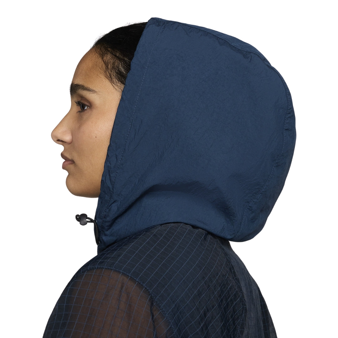 Nike Fv6403 478 Navy Blue Lightweight Jacket Womens S