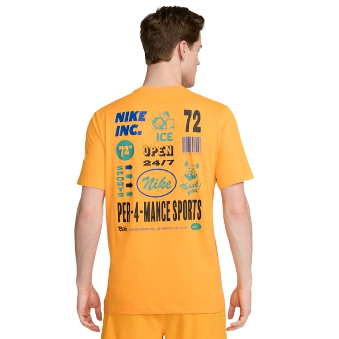 Nike Fv8366 717 Yellow T-Shirt Mens S